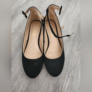 Ballet Flats with ankle strap